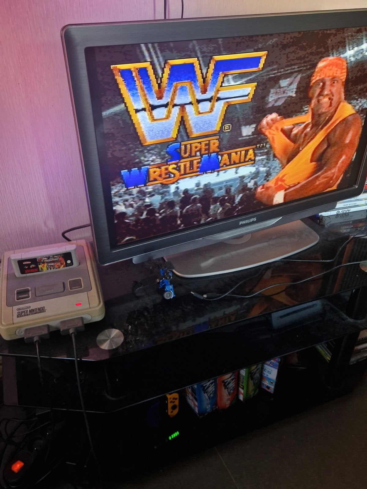 Super Nintendo WWF Super Wrestle Mania SNES, Ophalen of Verzenden