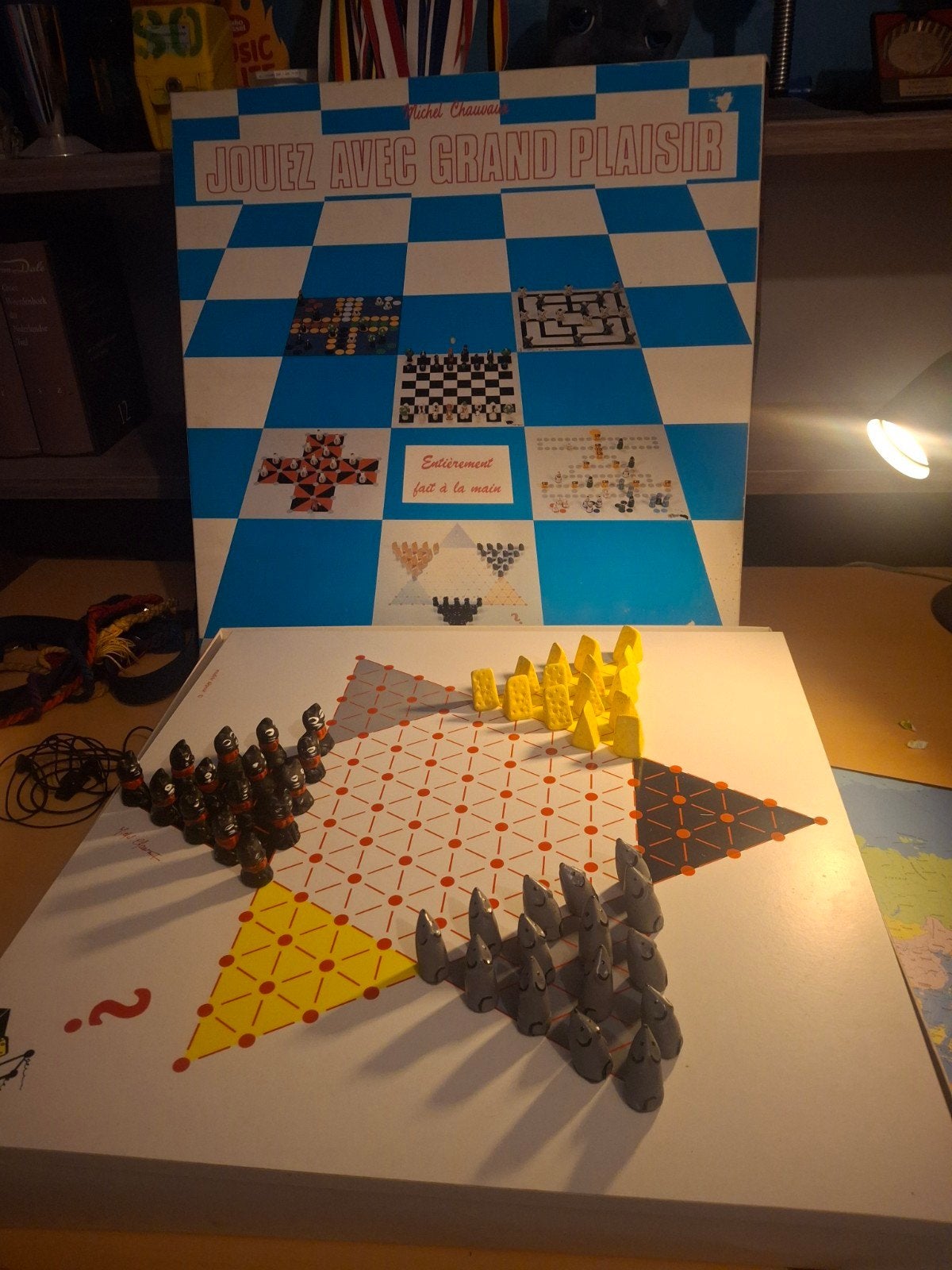 handgemaakt spel "Michel Chauvaux 1987", Ophalen