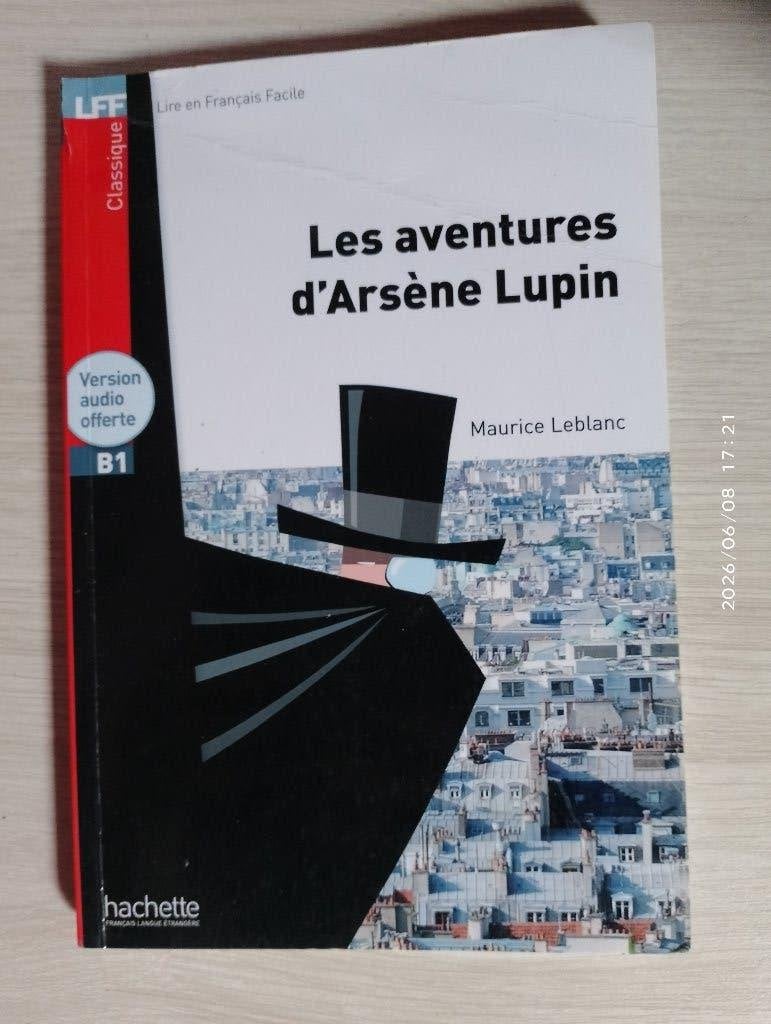 Les aventures d'Arsène Lupin,, leesboekje, isbn zie foto, Boeken, Ophalen of Verzenden, Zo goed als nieuw, ASO, Frans