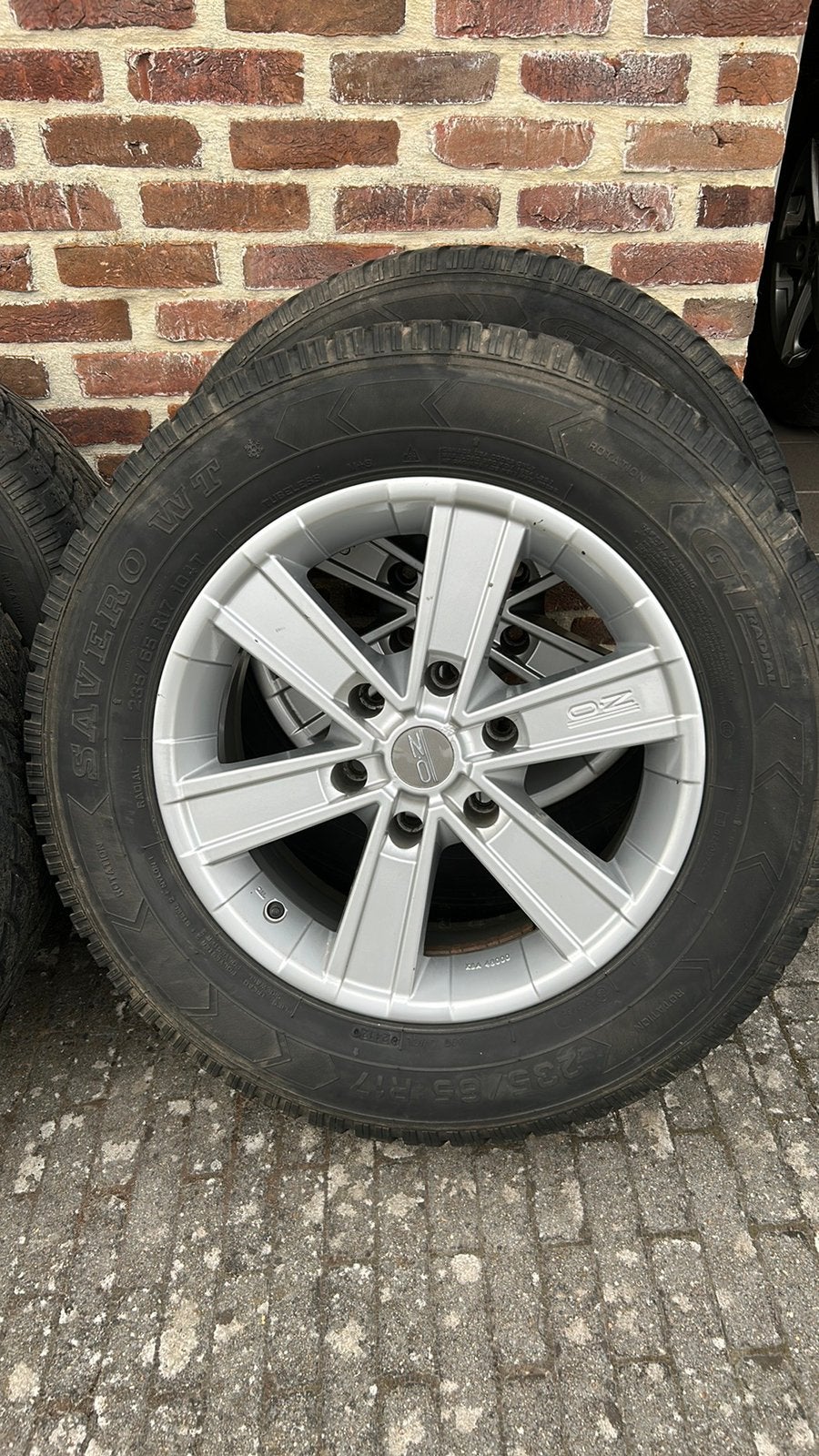 4 velgen met band - 235/65 R17, Auto-onderdelen, Ophalen, Gebruikt, Banden en Velgen, 17 inch