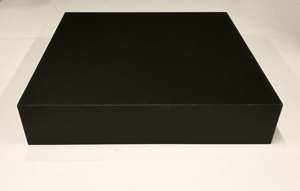 Sokkels 40x40xh8cm in mat zwart laminaat., Huis en Inrichting, Ophalen, Nieuw