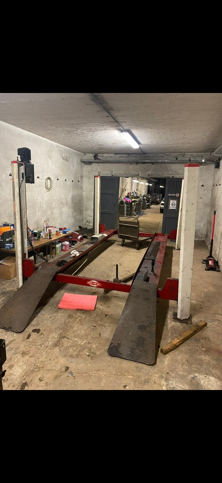 4 palen brug, Auto diversen, Autogereedschap, Ophalen, Zo goed als nieuw