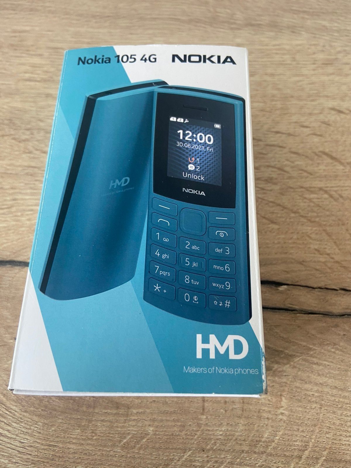 Gsm Nokia 105 4G HMD nieuw nog 1 jaar garantie, Telecommunicatie, Geen camera, Zwart, Fysiek toetsenbord, Nieuw