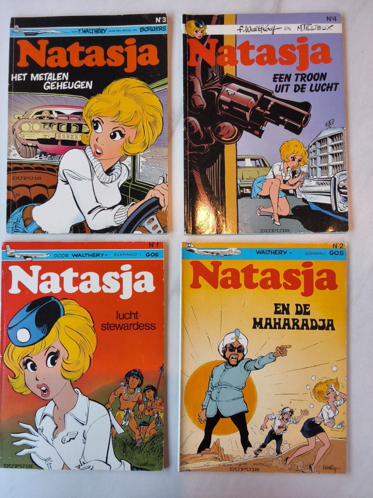 Natasja 12 bandes dessinées de 1970, Plusieurs BD, Enlèvement ou Envoi, Comme neuf, Francois Walthéry