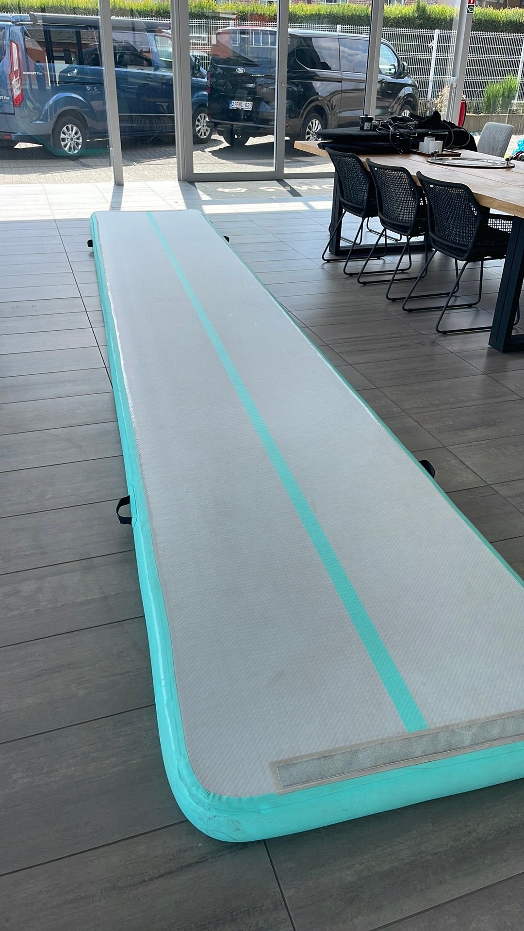 Nordic aitrack 6m, Sport en Fitness, Turnen, Ophalen of Verzenden, Zo goed als nieuw, Blauw, Materiaal