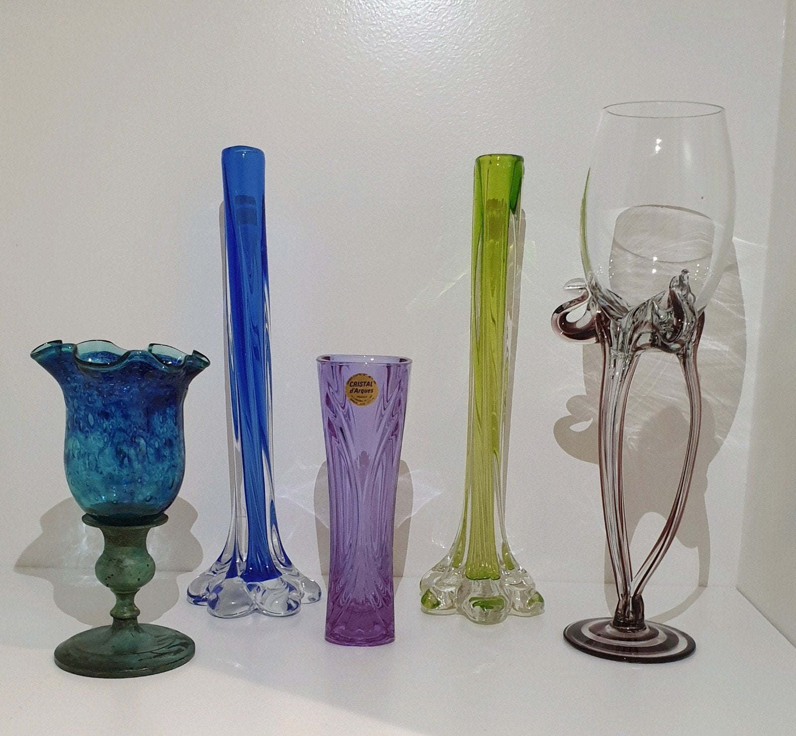 Collection colorée de vases vintage, Enlèvement ou Envoi