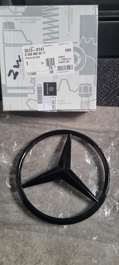 Mercedes ster zwart voor Vito w447 modellen, Ophalen of Verzenden