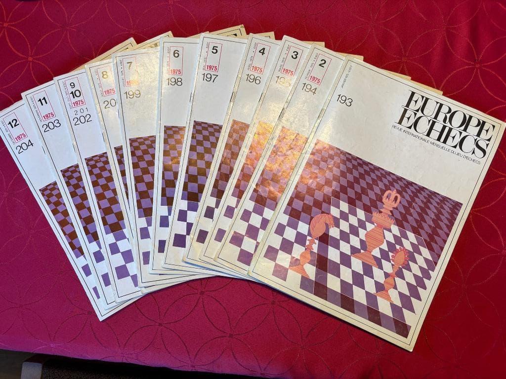 Europe Echecs 1975, Livres, Enlèvement, Comme neuf