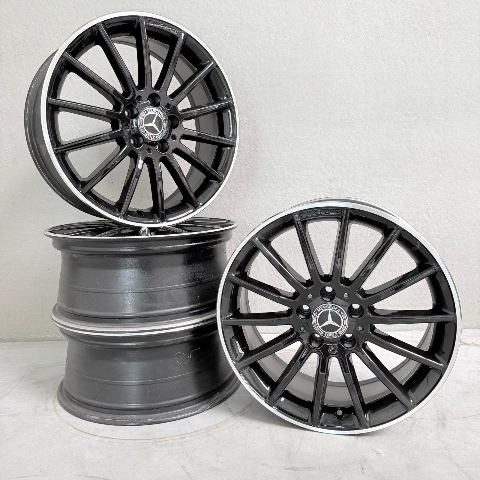 18 inch ORIGINEEL Mercedes A B klasse CLA AMG velgen, Auto-onderdelen, Banden en Velgen, 18 inch, Gebruikt, Banden en Velgen, Ophalen of Verzenden
