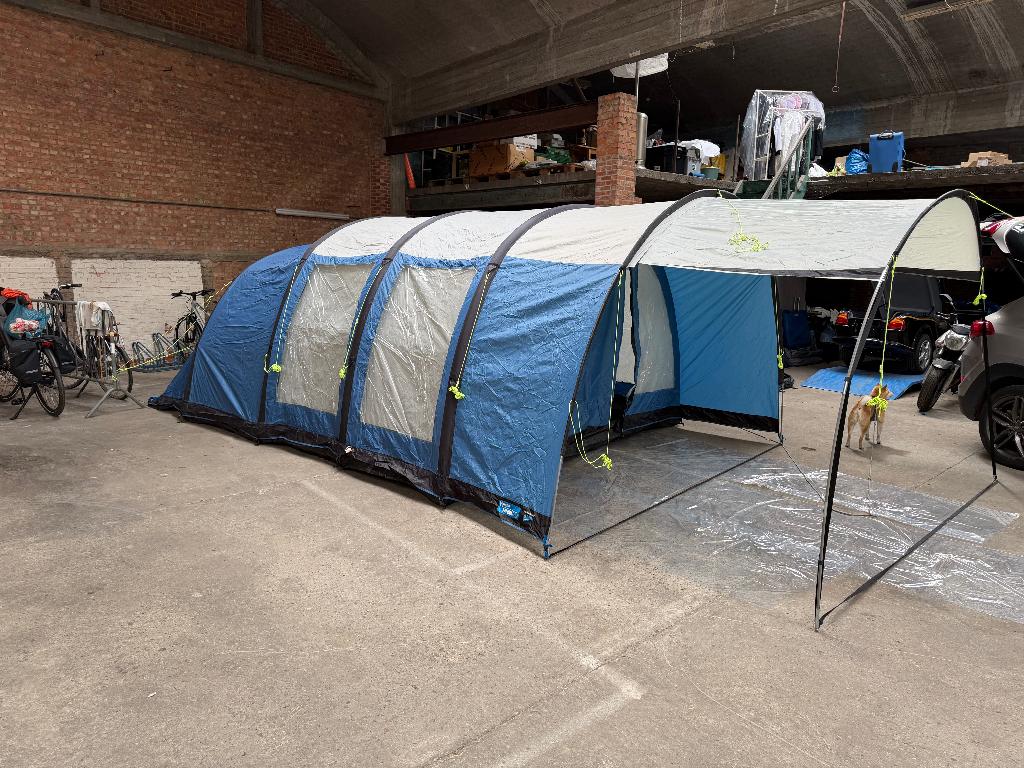 Tunneltent met materiaal, Caravanes & Camping, Tentes, Enlèvement, Jusqu'à 4