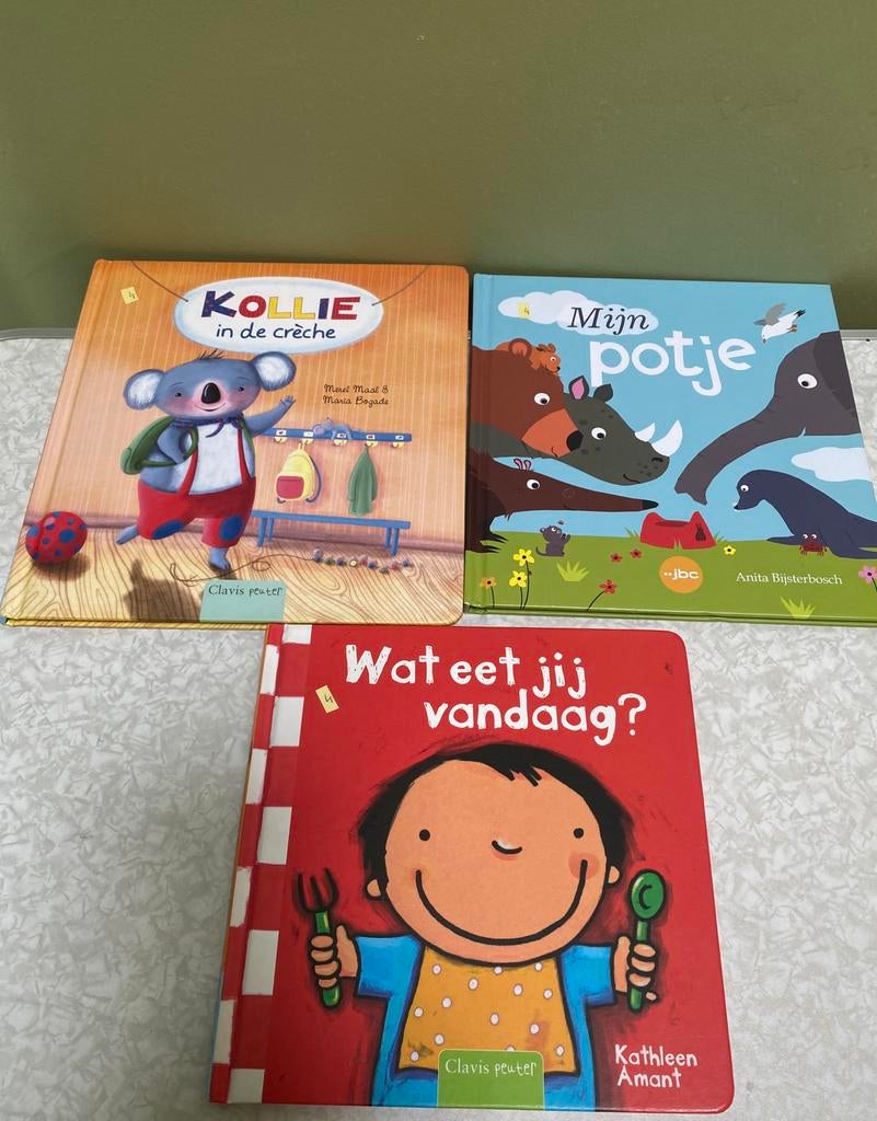 🍄3 Peuterboekjes ( Clavis peuter ) in zeer goede staat, Boeken, Ophalen of Verzenden, Zo goed als nieuw, Liesbeth Slegers / Kathleen Amant / Esther van den Berg