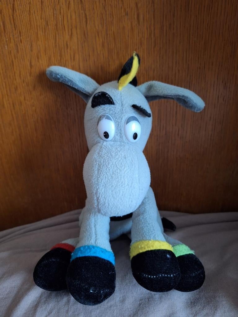 Peluche Âne multicolore, Enlèvement, Comme neuf, Autres types