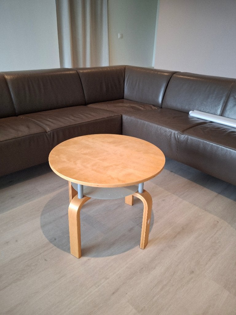 2 Salon bijzettafeltjes, Rond, 55 tot 75 cm, Zo goed als nieuw, Scandinavische