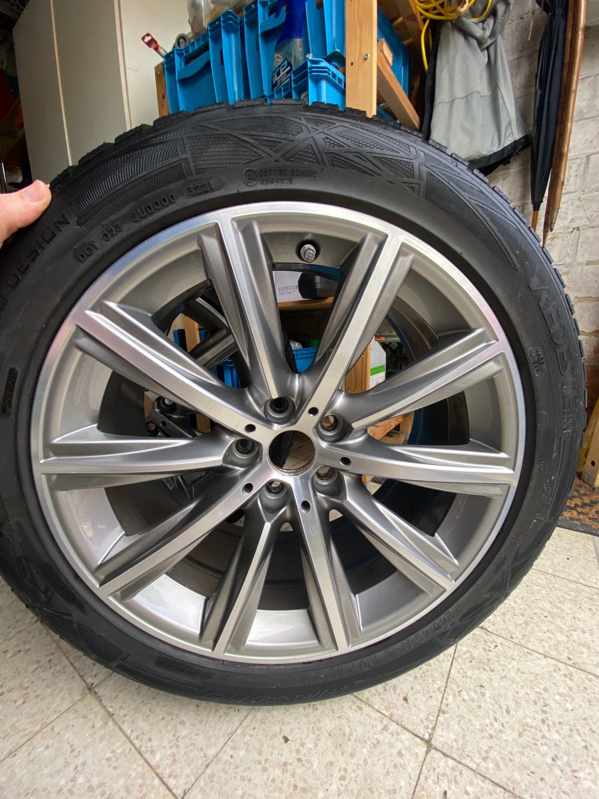BMW velg 18 inch Styling 684 Winterset G30/G31Vredestein 7mm, Ophalen, 18 inch, Winterbanden, Band(en)