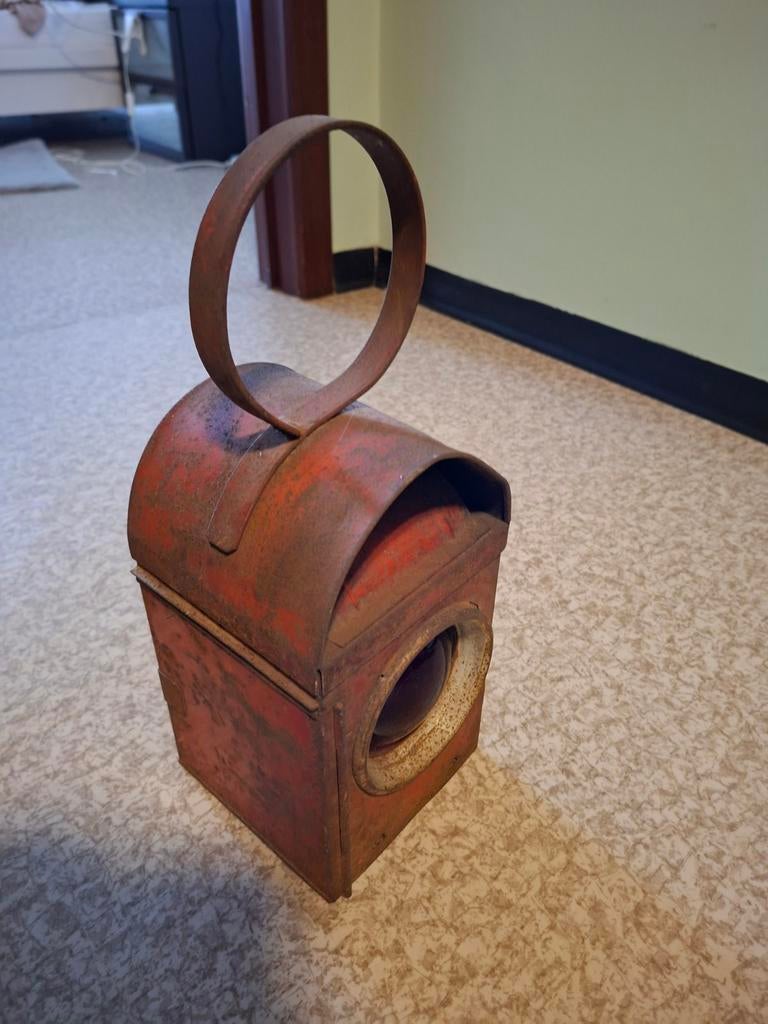 Spoorweglamp, Antiek en Kunst, Ophalen