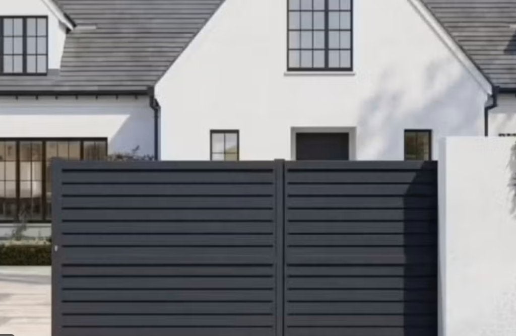 schuifpoort, Tuin en Terras, Ophalen, Aluminium, Schuifpoort