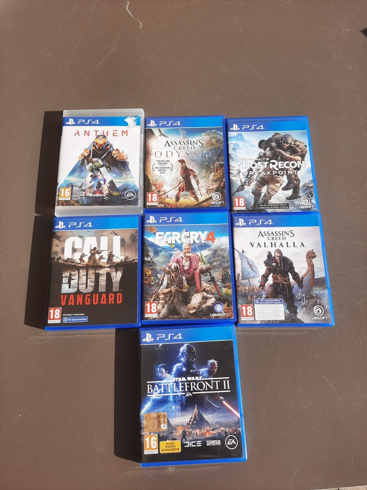 lot van 7 ps4 games prijs is voor alles, Ophalen