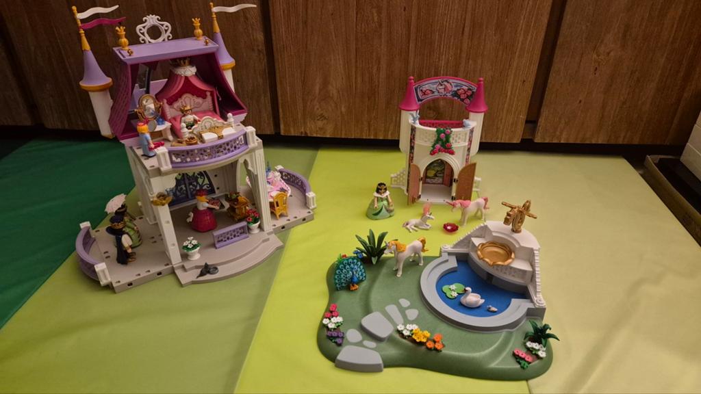 Playmobil prinsessenkasteel met extra's, Kinderen en Baby's, Speelgoed | Playmobil, Ophalen, Zo goed als nieuw, Los Playmobil