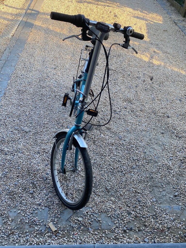 Plooifiets, Fietsen en Brommers, Gebruikt, Velgrem, Versnellingen, Totaal opvouwbaar