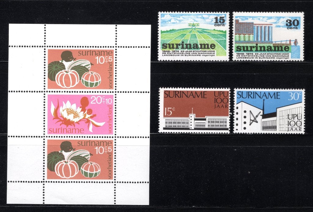SURINAME Lot 1974 MH/MNH, Timbres & Monnaies, Timbres | Surinam, Envoi, Non oblitéré