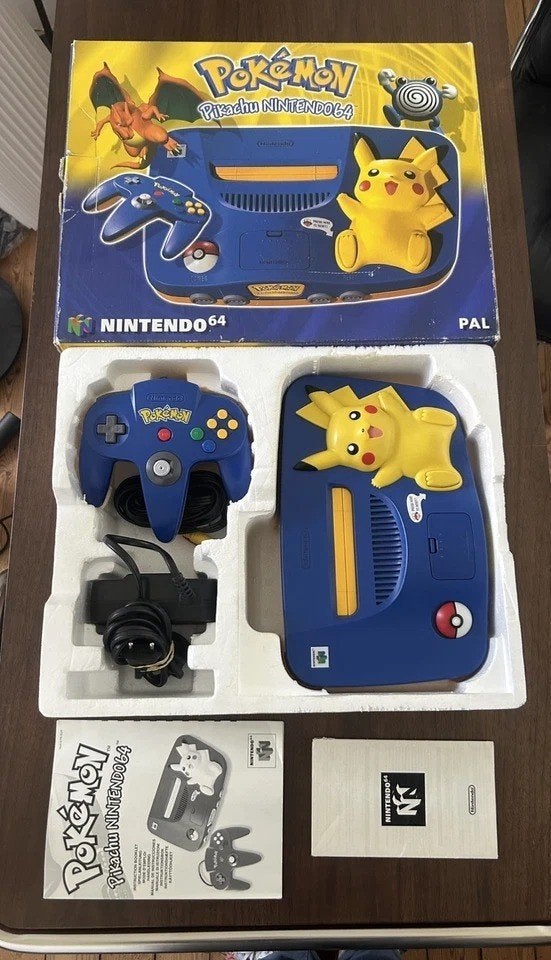 Console Nintendo 64 Pikachu Édition Limitée En Boîte, Games en Spelcomputers, Spelcomputers | Nintendo 64, Ophalen of Verzenden