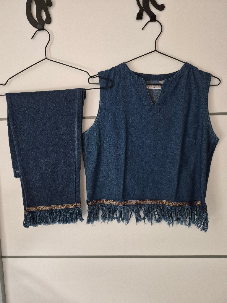 Ensemble Top et corsaire, Enlèvement ou Envoi, Comme neuf, Taille 38/40 (M)