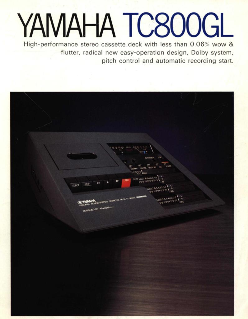 Yamaha TC-800 hi-fi cassettedeck, Ophalen, Enkel