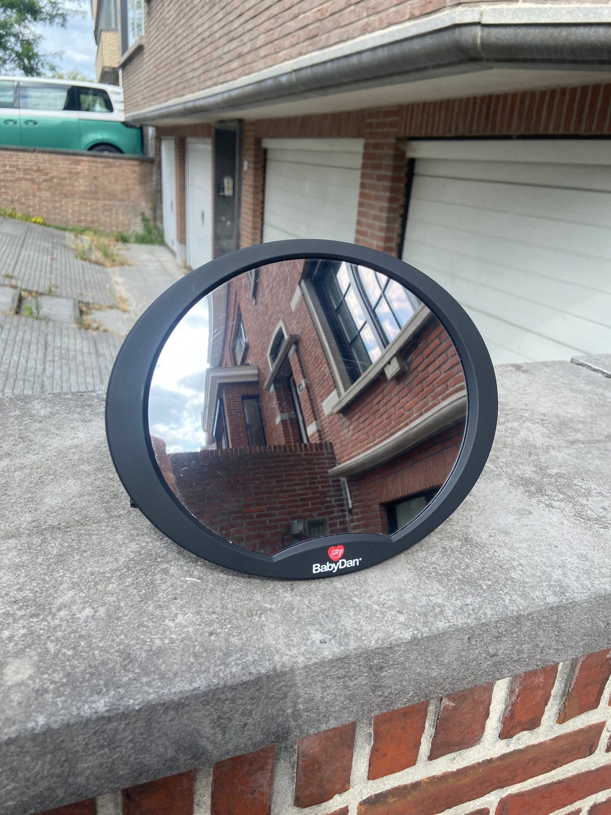 Autospiegel voor baby, Ophalen