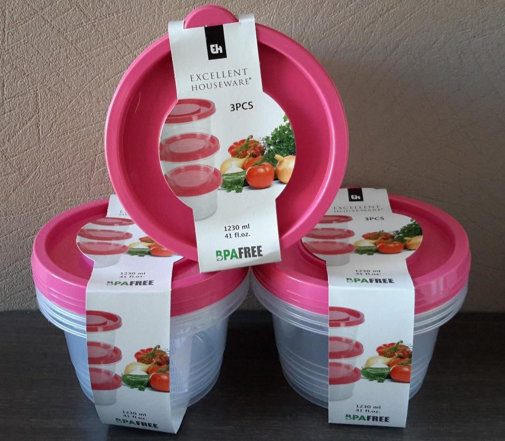 Lot / partij bewaardozen ( NIEUW ), Huis en Inrichting, Keuken | Tupperware, Nieuw, Ophalen of Verzenden