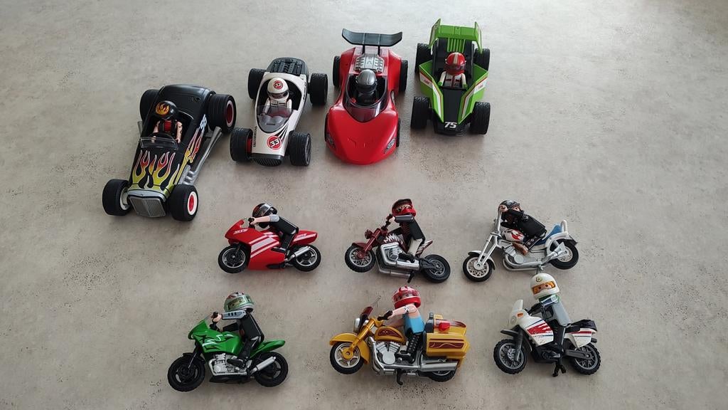 Playmobil auto's en moto's, Ophalen