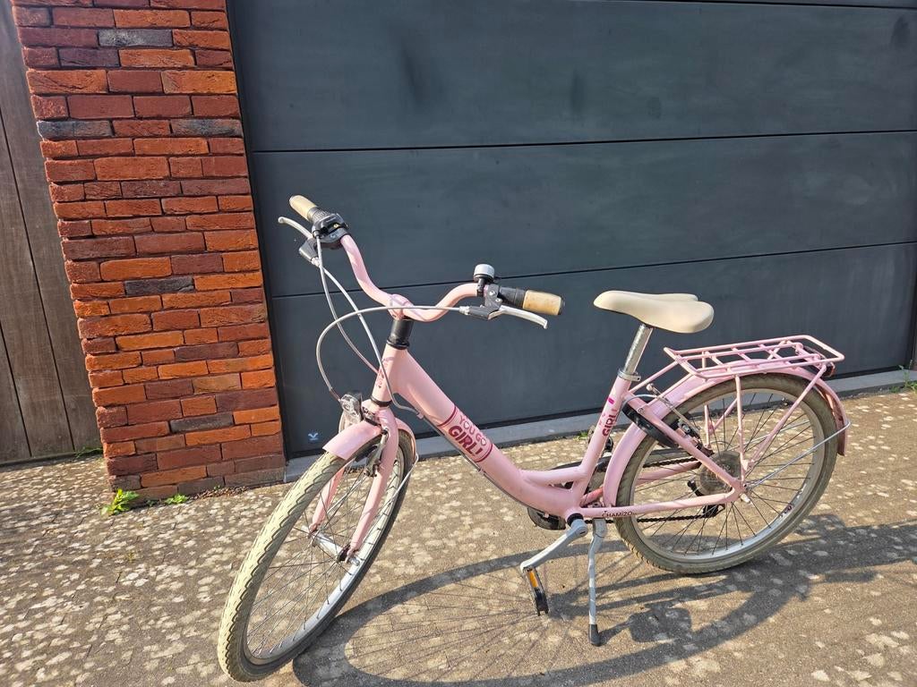 Meisjesfiets 24 inch Bike Fun Pretty Girl (roze), Fietsen en Brommers, Ophalen, Versnellingen, BikeFun Kids (BFK), Gebruikt