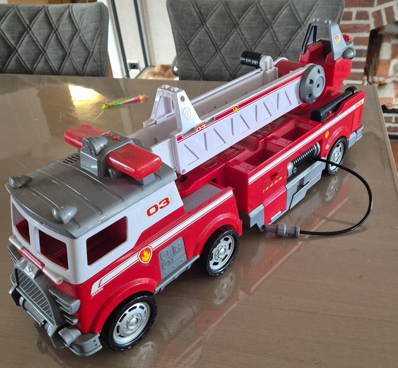 Paw patrol brandweerwagen met licht en geluid, Kinderen en Baby's, Speelgoed |Speelgoedvoertuigen, Ophalen