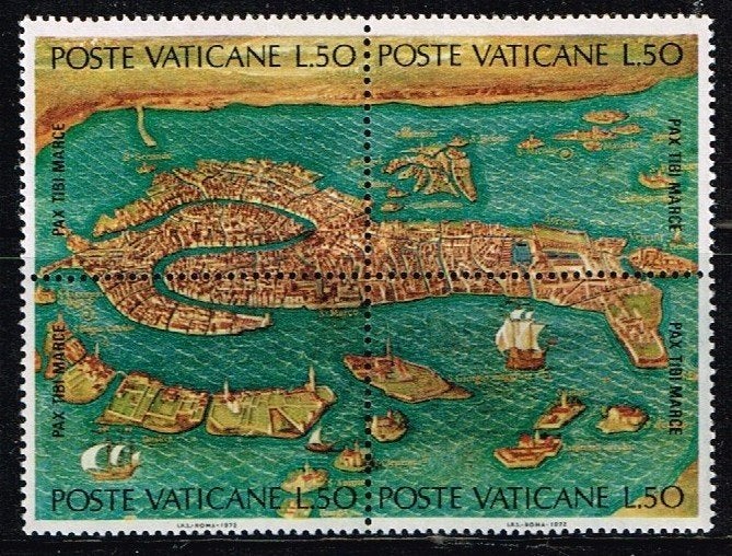 Timbres de la Cité du Vatican - K 5137 - Venise, Timbres & Monnaies, Timbres | Europe | Italie, Envoi, Non oblitéré