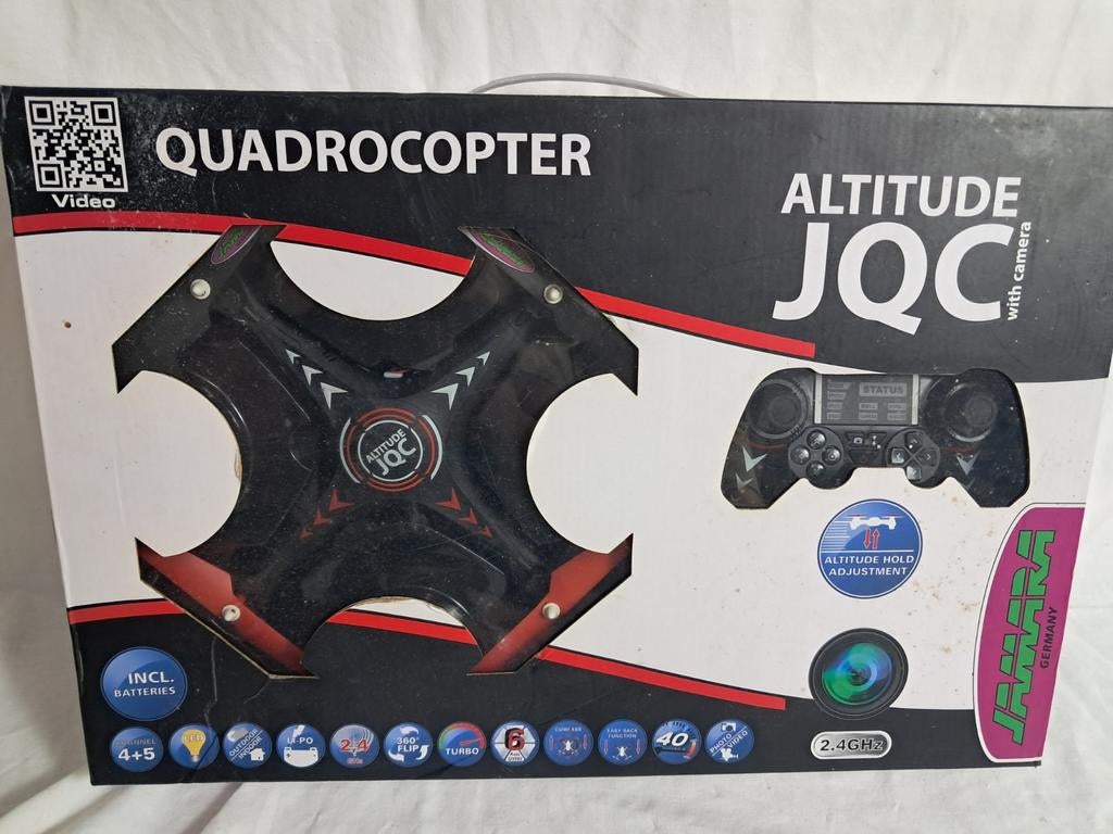Drone Jamara Quadrocopter nooit gebruikt, TV, Hi-fi & Vidéo, Drones, Enlèvement, Comme neuf, Drone avec caméra, Autres marques