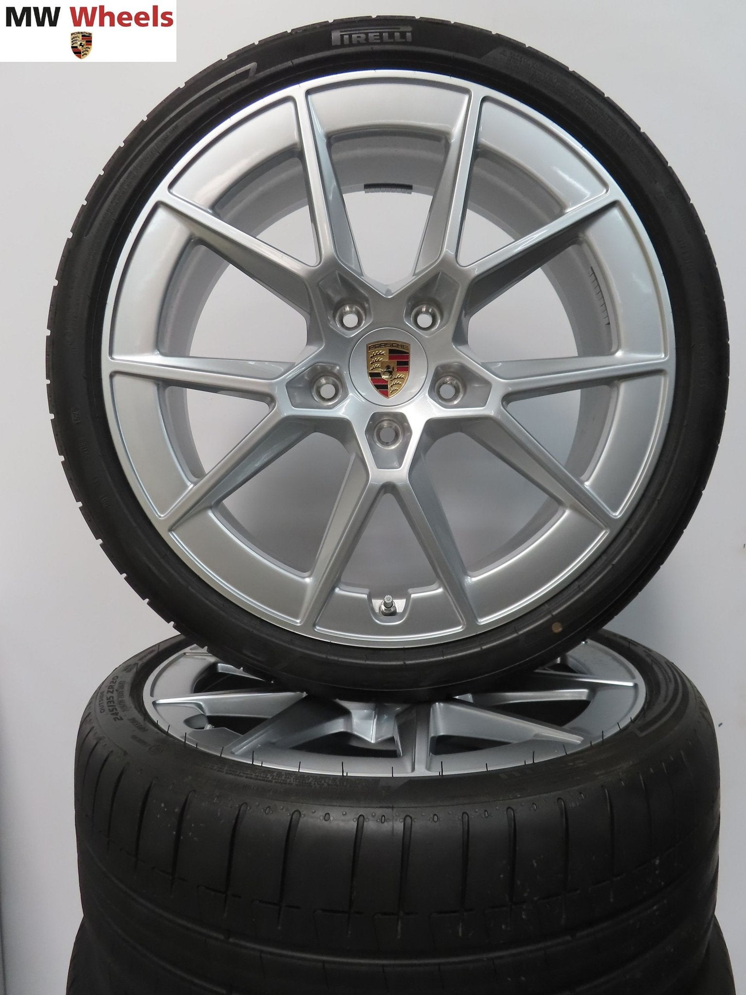 Porsche 911 992.2 Carrera S 21 inch velgen zomerbanden nieuw, -, -, Banden en Velgen, Ophalen of Verzenden