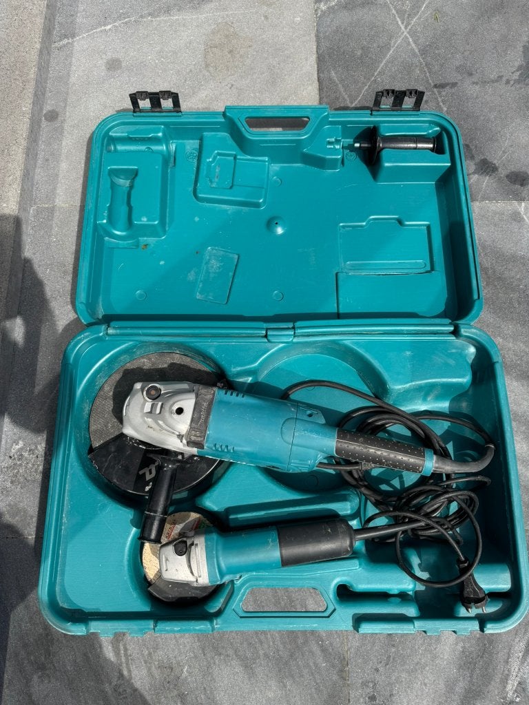 duo haakse slijpers makita, Ophalen, Gebruikt, 1000 watt of meer, Haakse handslijpmachine