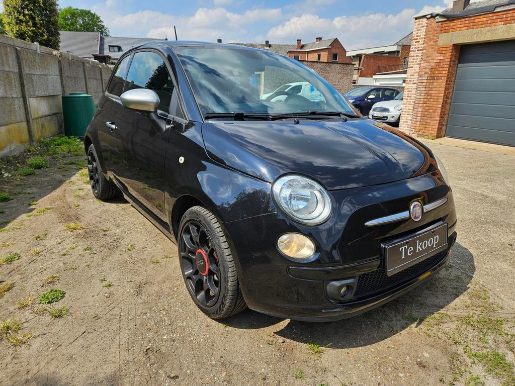 Fiat 500 Black Edition pret à registrer, Autos, Fiat, Entreprise, Achat, ABS, Airbags, Air conditionné, Ordinateur de bord, Verrouillage central