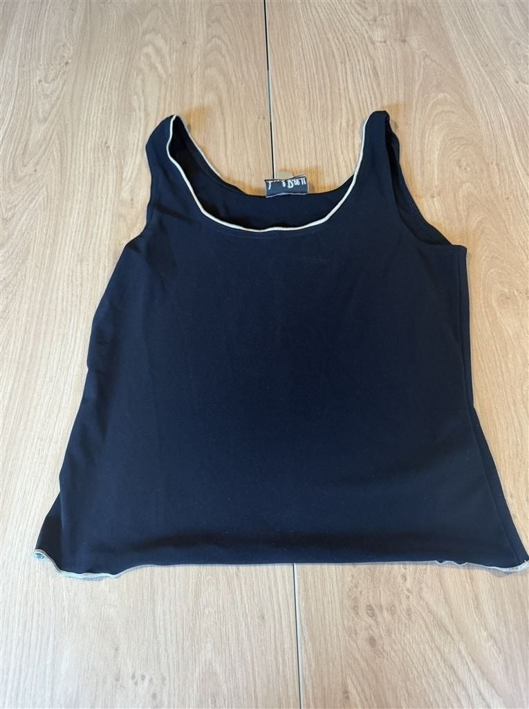 Joseph Ribkoff Zwarte Top - Maat 38, Kleding | Dames, Ophalen of Verzenden, Zo goed als nieuw, Maat 38/40 (M)