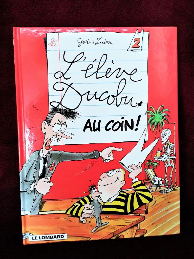 BD Ducobu tome 2 : Au coin !, Une BD, Enlèvement, Comme neuf, Godi & Zidrou