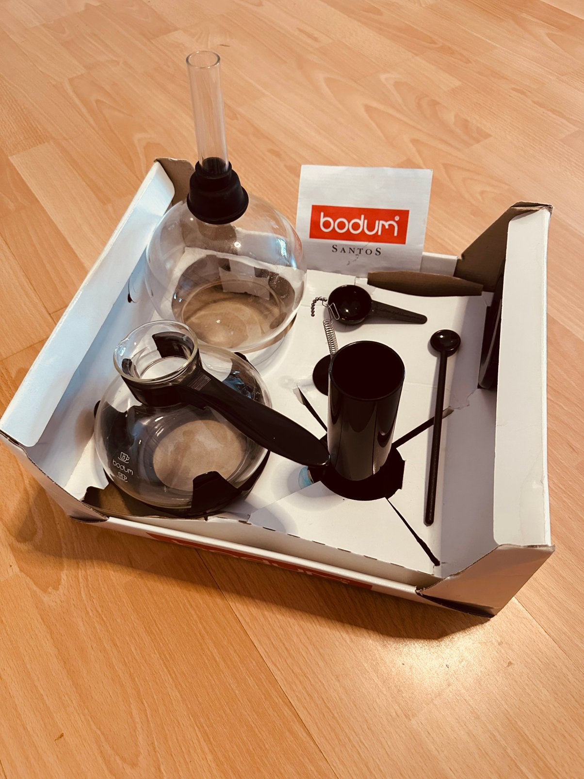 Bodum Santos/Pebo vacuüm koffiezetapparaat (Sifon)-Compleet, Ophalen, Koffiemachine, Gemalen koffie, Zo goed als nieuw