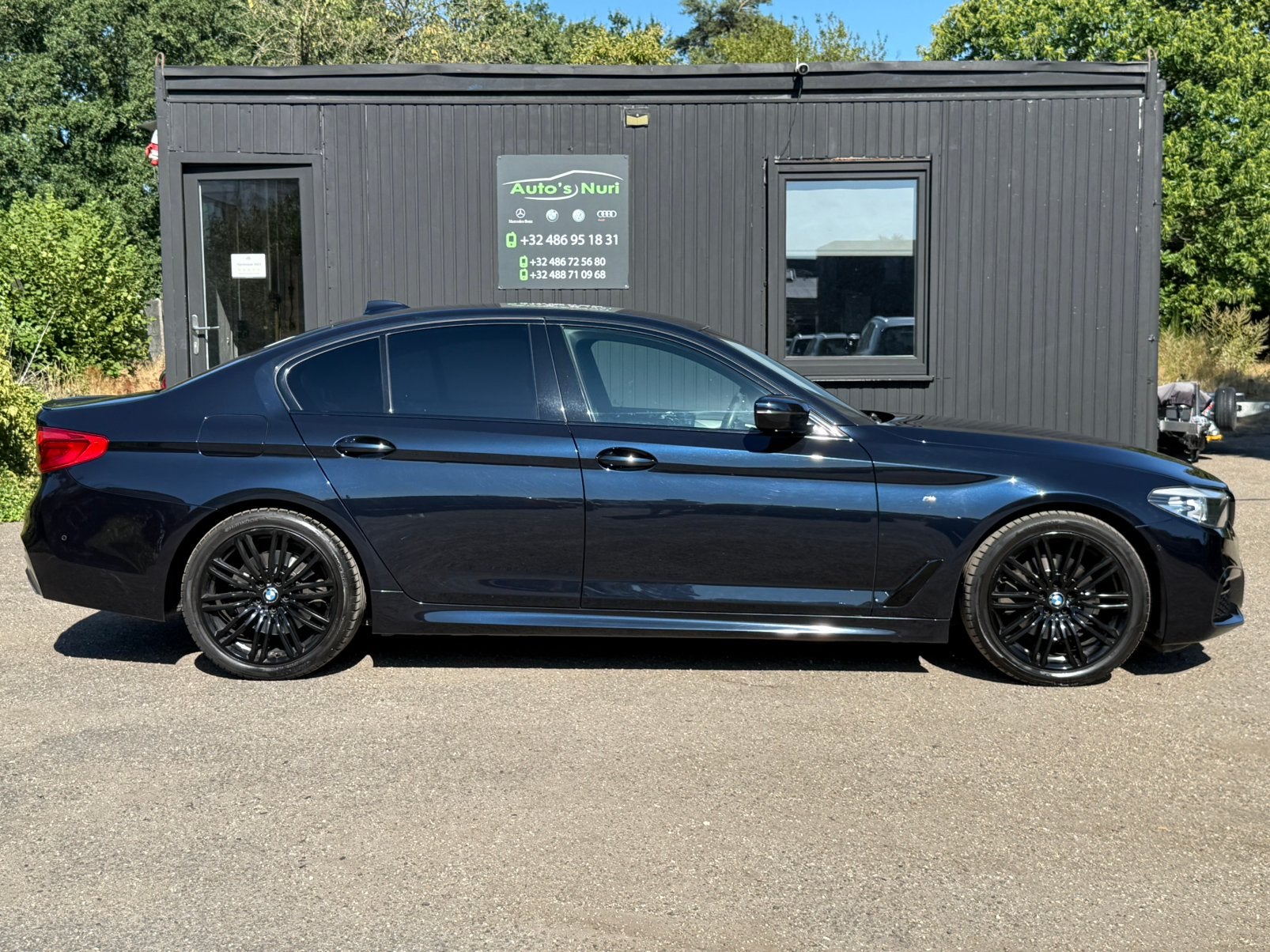 BMW 520dA G30 M-pack, Auto's, Automaat, Bedrijf, Cruise Control, Te koop