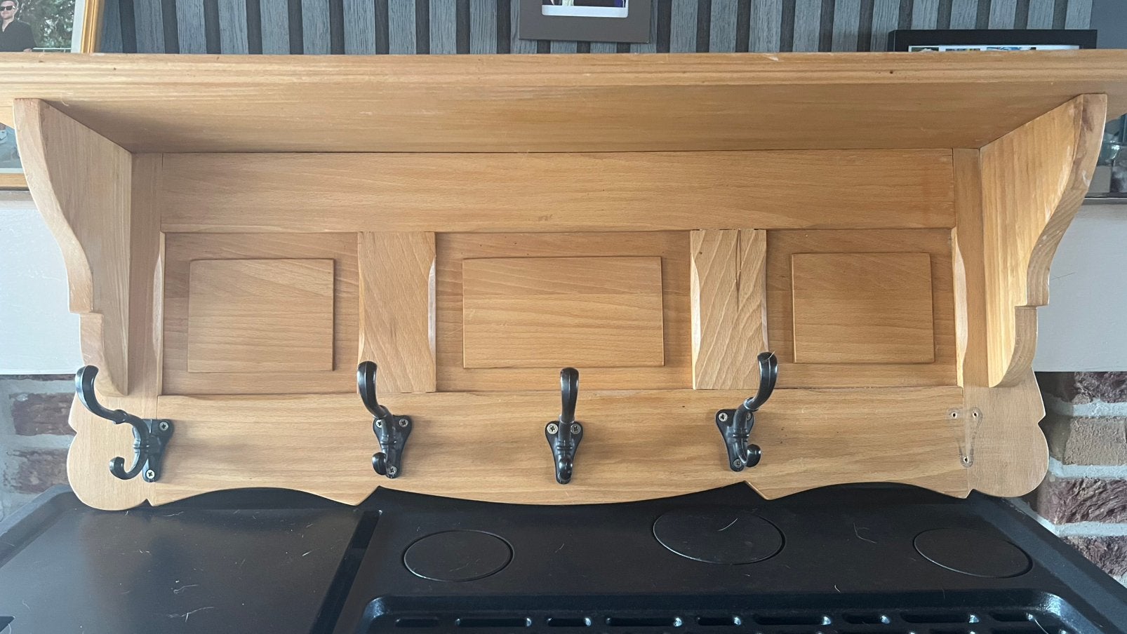 Houten kapstok, Huis en Inrichting, Gebruikt, Minder dan 100 cm, Hout, Ophalen