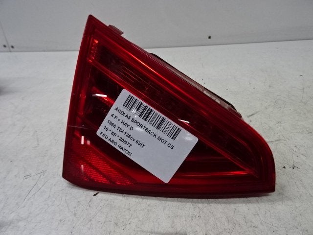 PANNEAU ARRIÈRE GAUCHE AVEC LAMPE Audi A5 Sportback (8TA), Utilisé, Audi