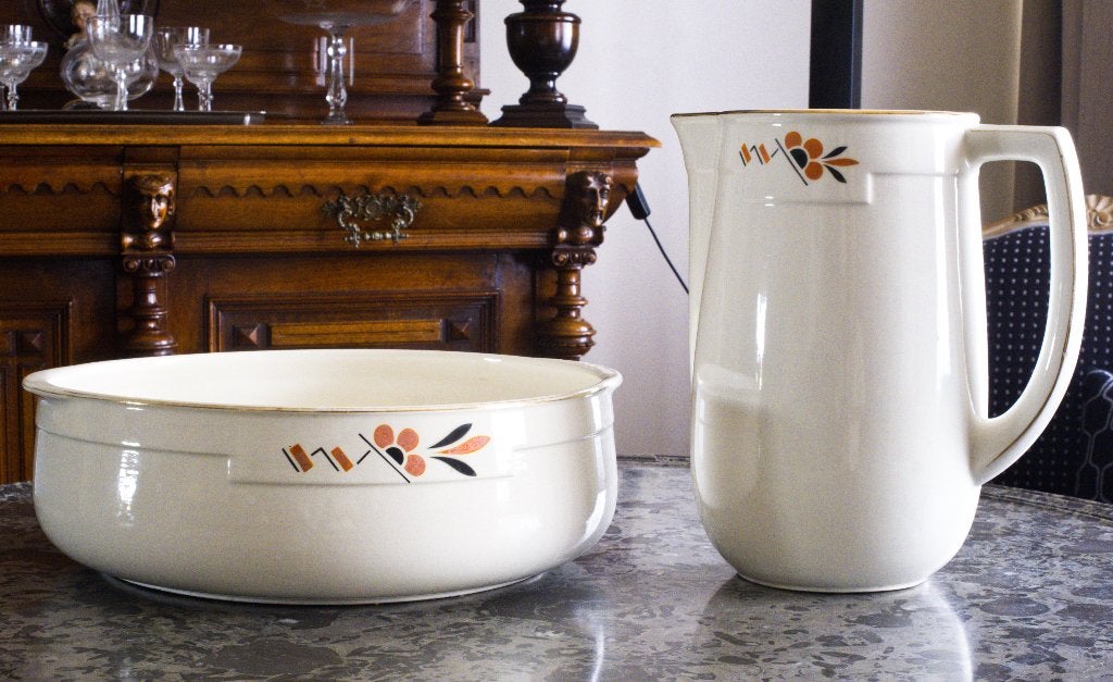Lavabo vintage avec carafe, Enlèvement