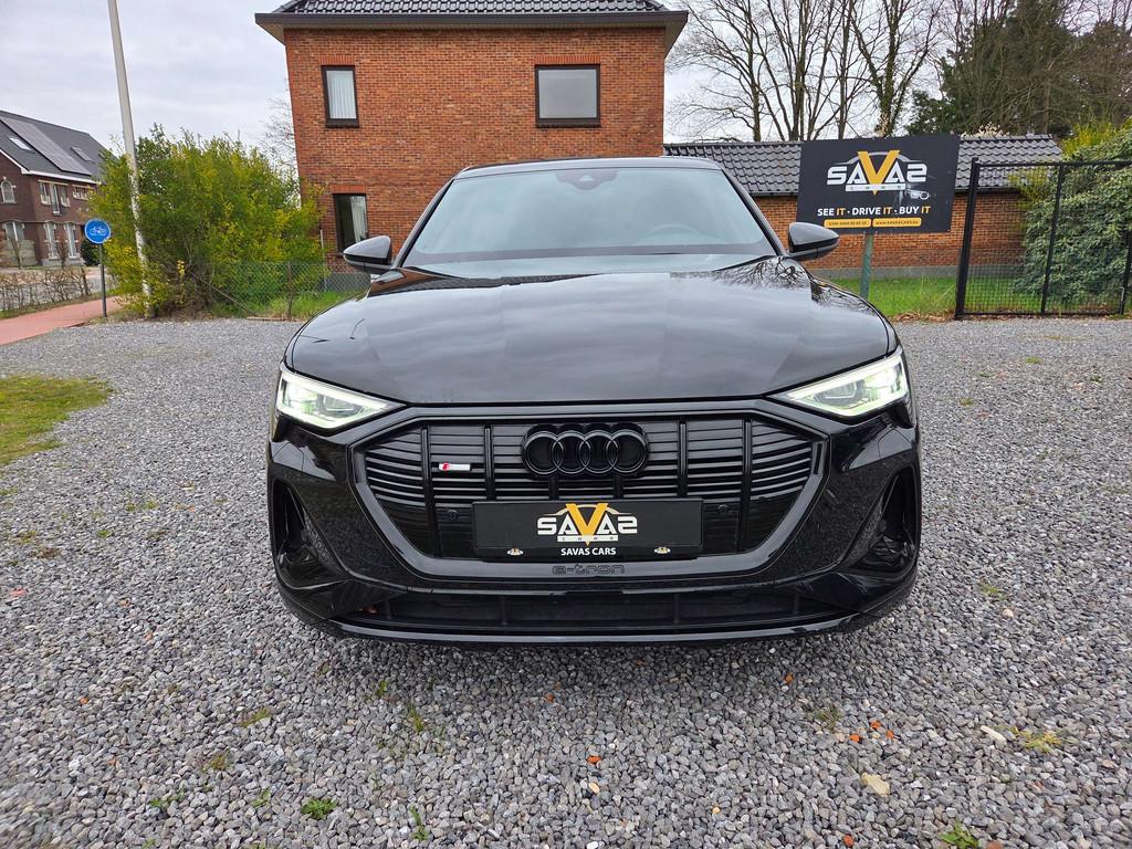 Audi e-tron E-Tron 95 kWh 55 Sportback Quattro S line/pano, Auto's, Audi, Automaat, Gebruikt, Lichtsensor, Leder