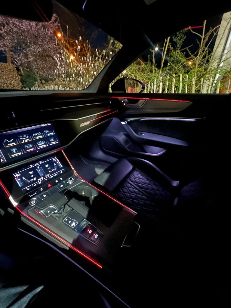 Audi A6, Black Edition, zéér lage kilometerstand!!!, Cuir, Achat, Euro 6, Noir