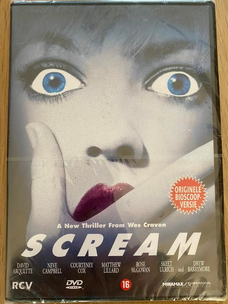 SCREAM - A thriller from Wes Craven. Nog in verpakking!, Cd's en Dvd's, Dvd's | Horror, Ophalen, Zo goed als nieuw