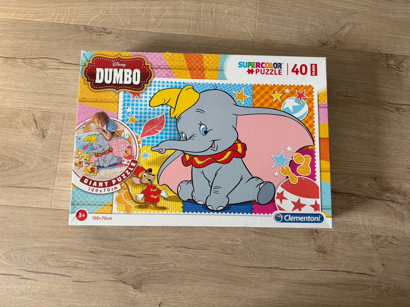 Clementoni - Vloerpuzzel - Disney Dumbo - 40 stukjes, Ophalen, Zo goed als nieuw
