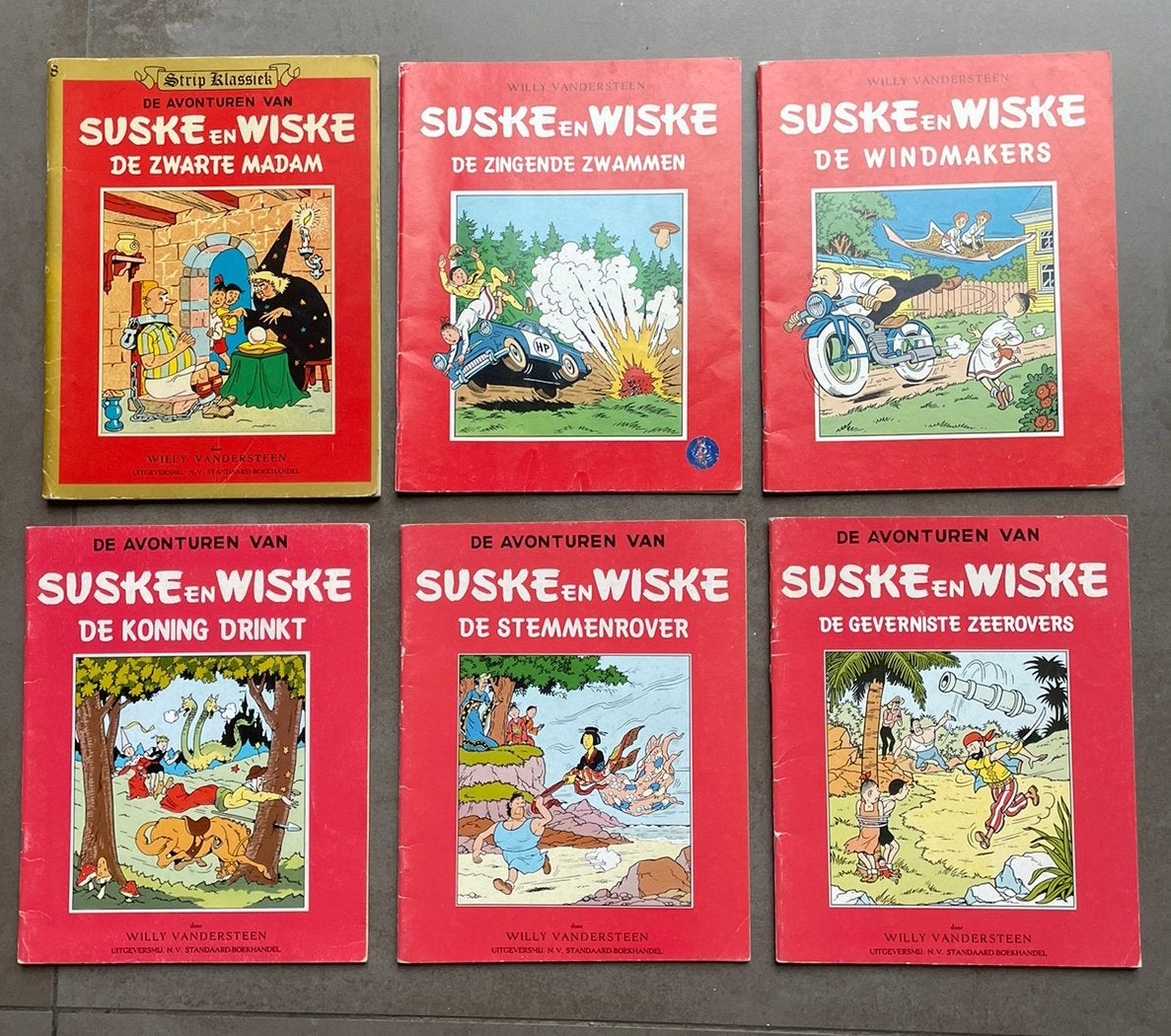 Suske en Wiske – collectie van 6 klassieke albums, Ophalen, Suske en Wiske, Gebruikt, Boek of Spel