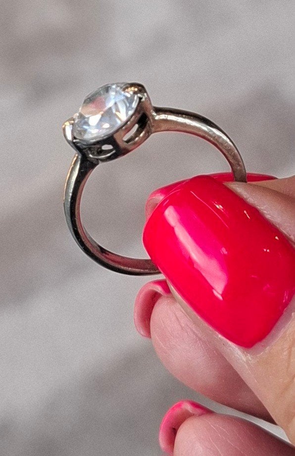 neuve bague solitaire T52, Bijoux, Sacs & Beauté, Bagues, Neuf, Femme ou Homme, Plus petit que 17, Avec strass